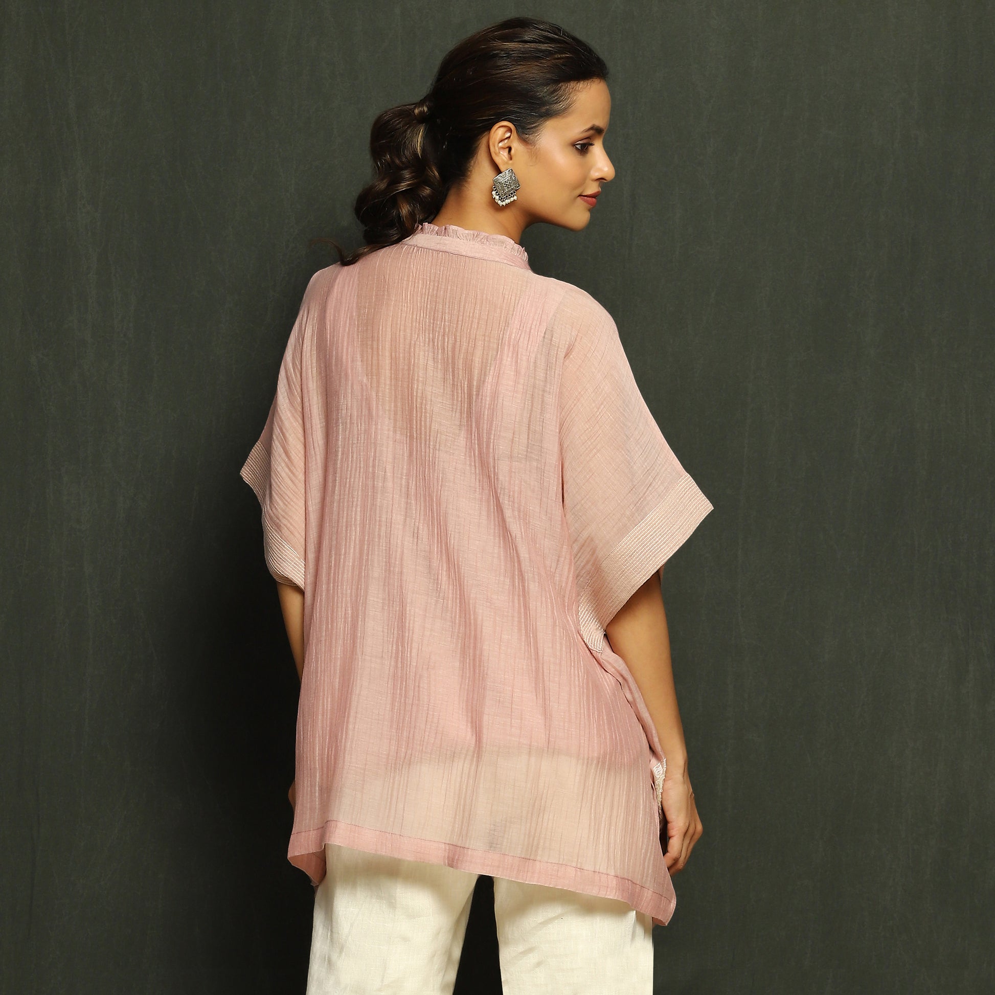 Blush Pink Embroidered Top